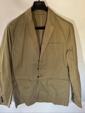 Men's Lightweight Khaki Shirt Jacket